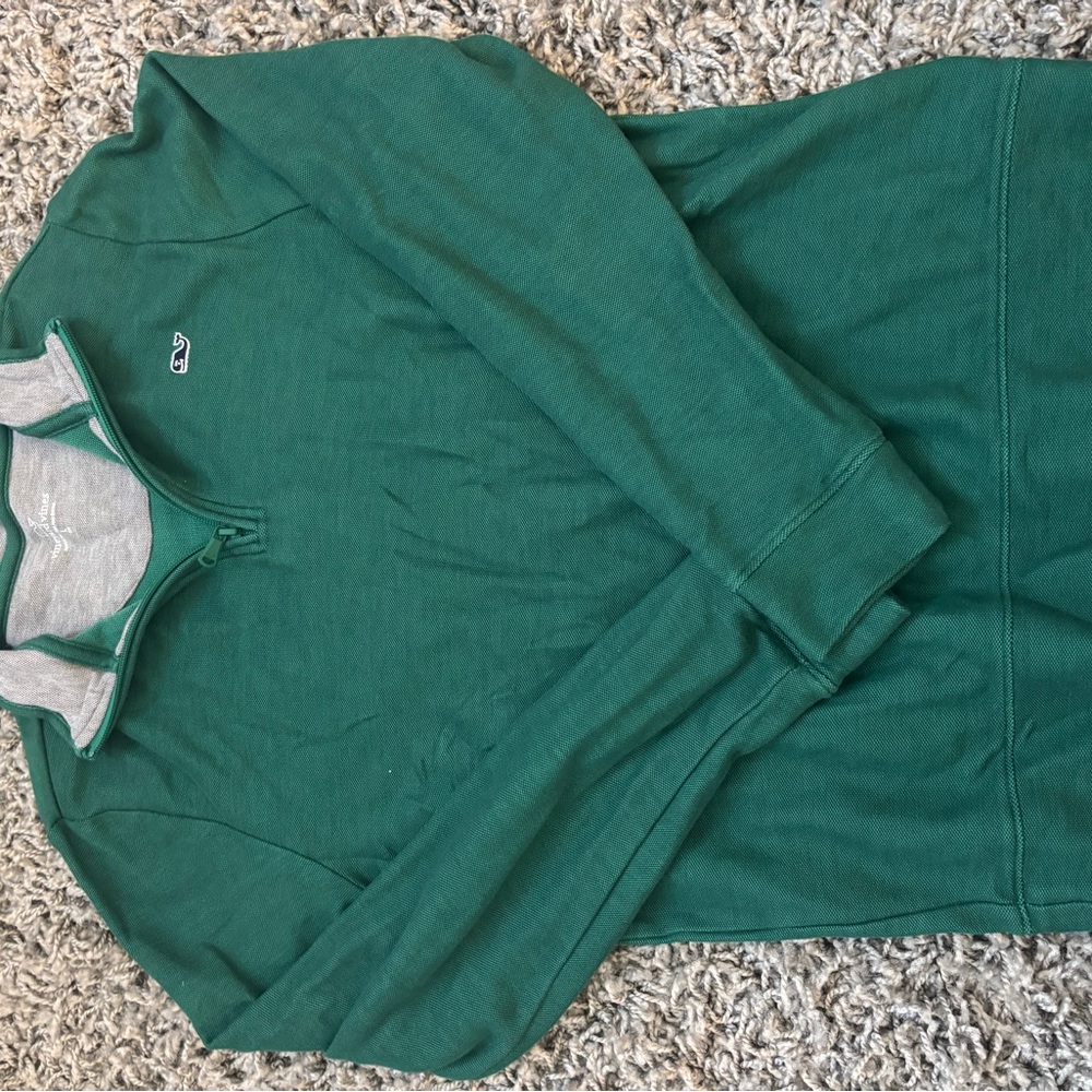 Vineyard Vines Green Half-Zip Pullover